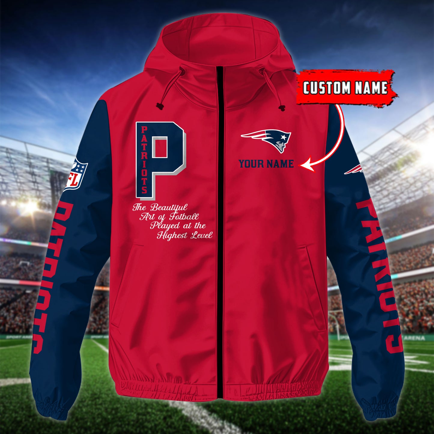 New England Patriots Outdoor Jacket AZBTOJ000147