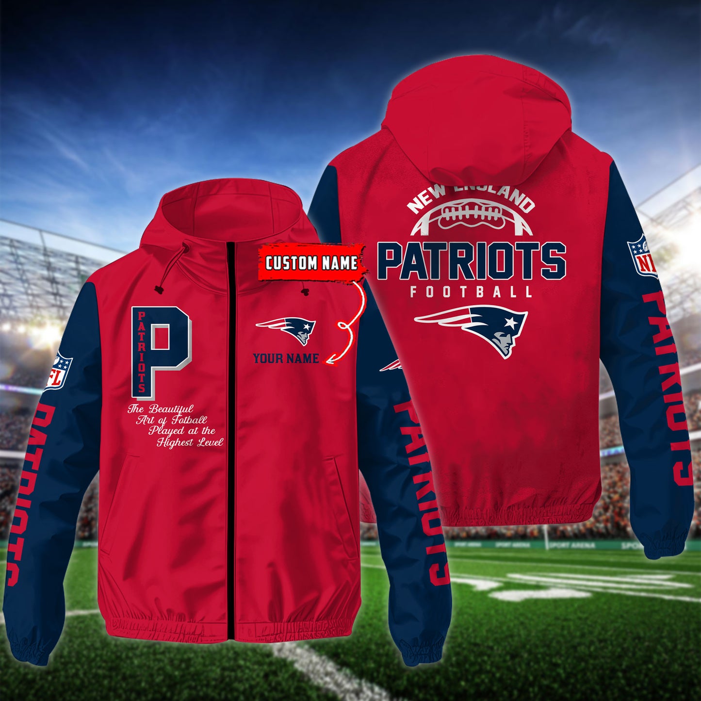 New England Patriots Outdoor Jacket AZBTOJ000147