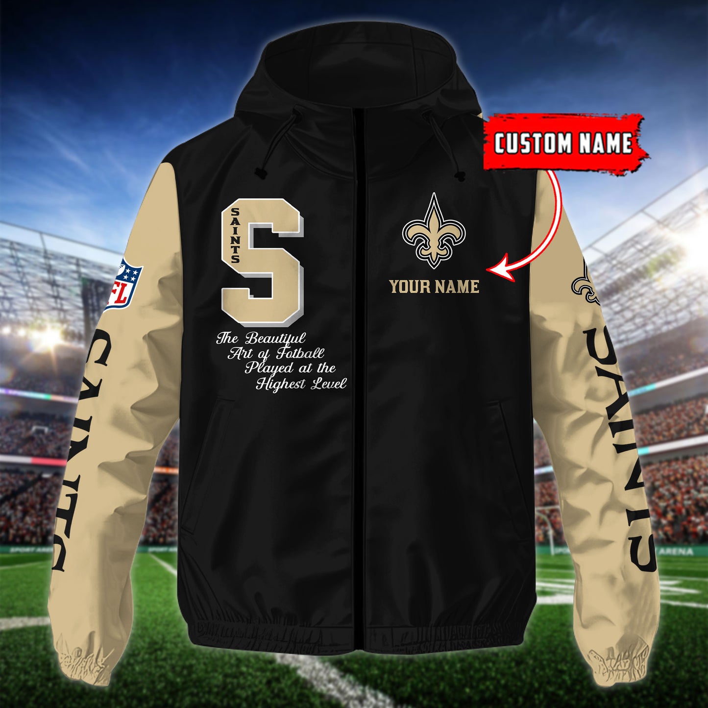 New Orleans Saints Outdoor Jacket AZBTOJ000148