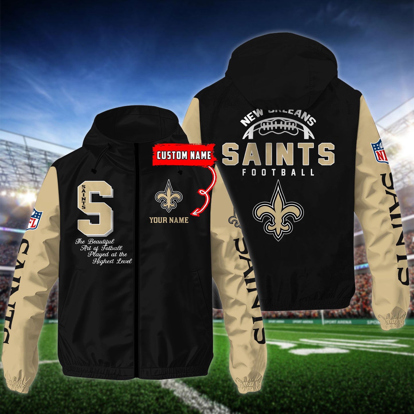 New Orleans Saints Outdoor Jacket AZBTOJ000148