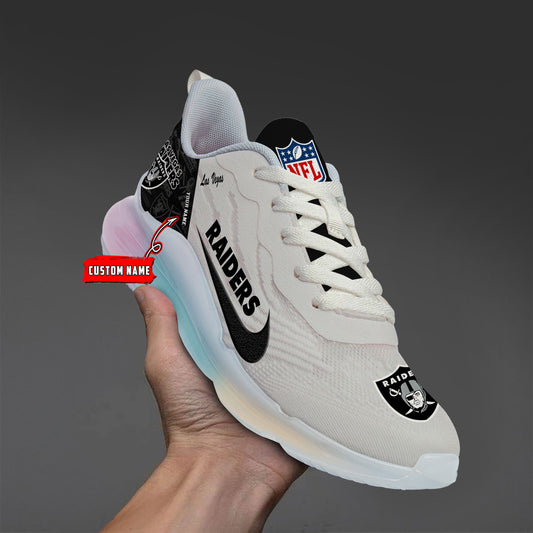 Las Vegas Raiders Rainbow Cushion Running Shoes AZBTCRS00023