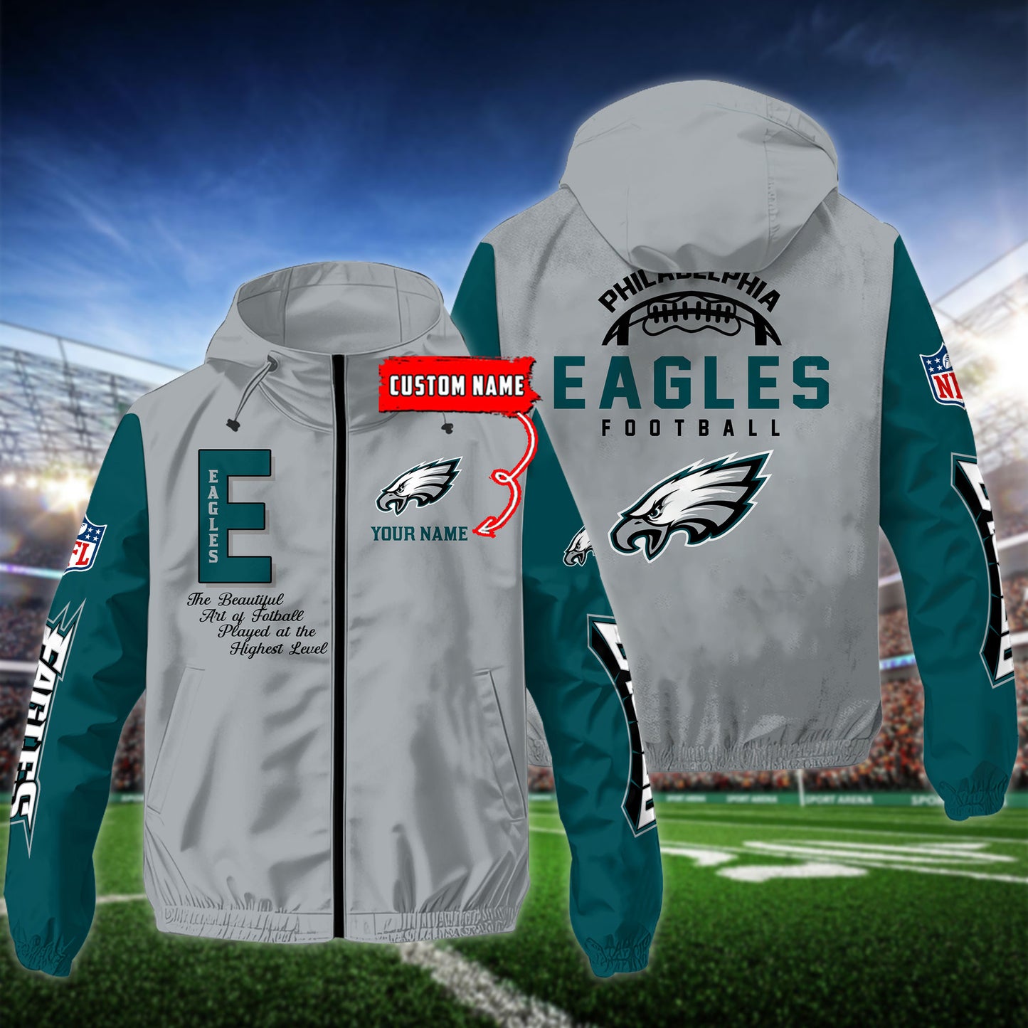 Philadelphia Eagles Outdoor Jacket AZBTOJ000152