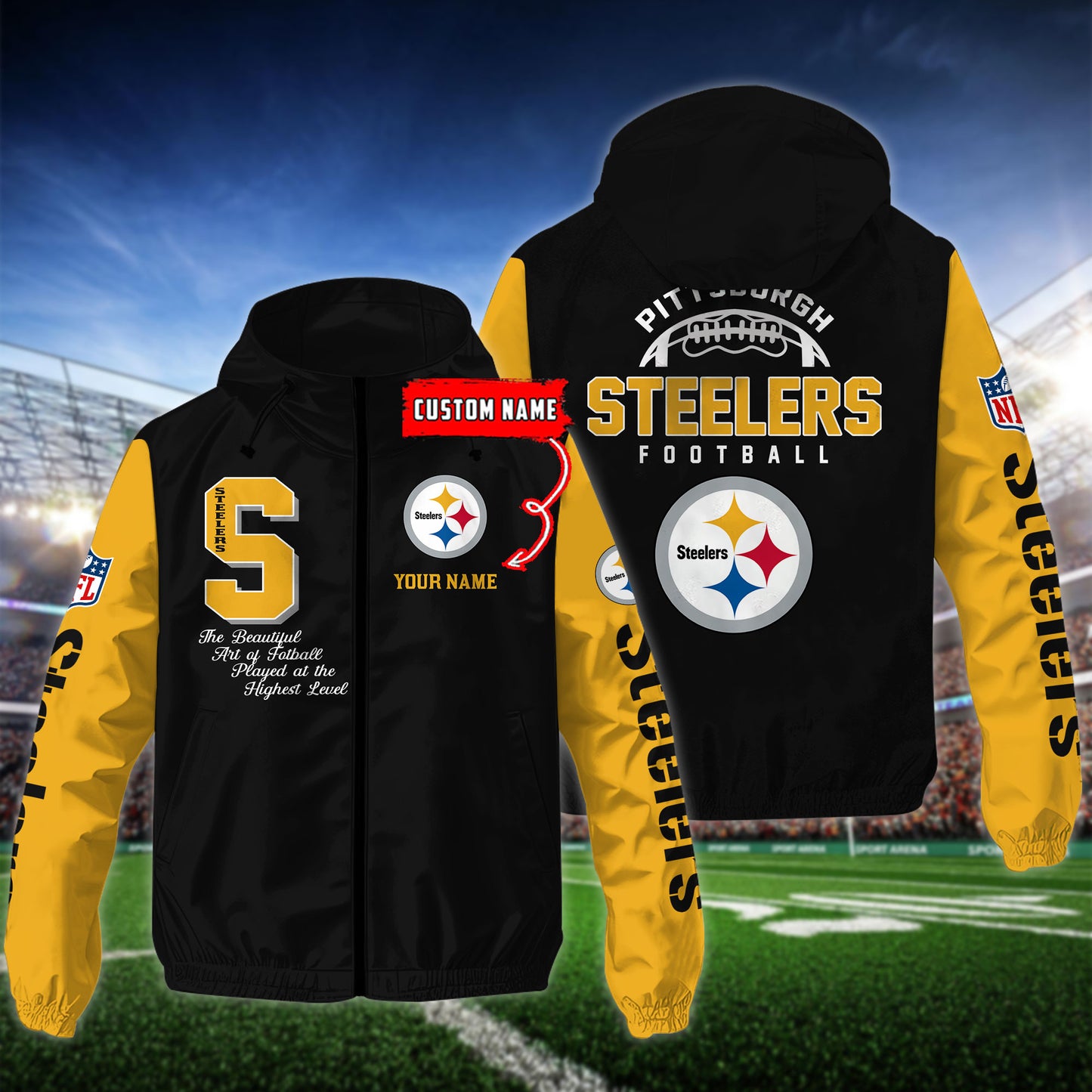 Pittsburgh Steelers Outdoor Jacket AZBTOJ000153
