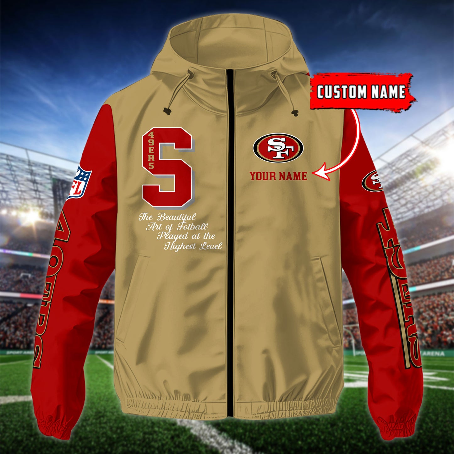 San Francisco ers Outdoor Jacket AZBTOJ000156