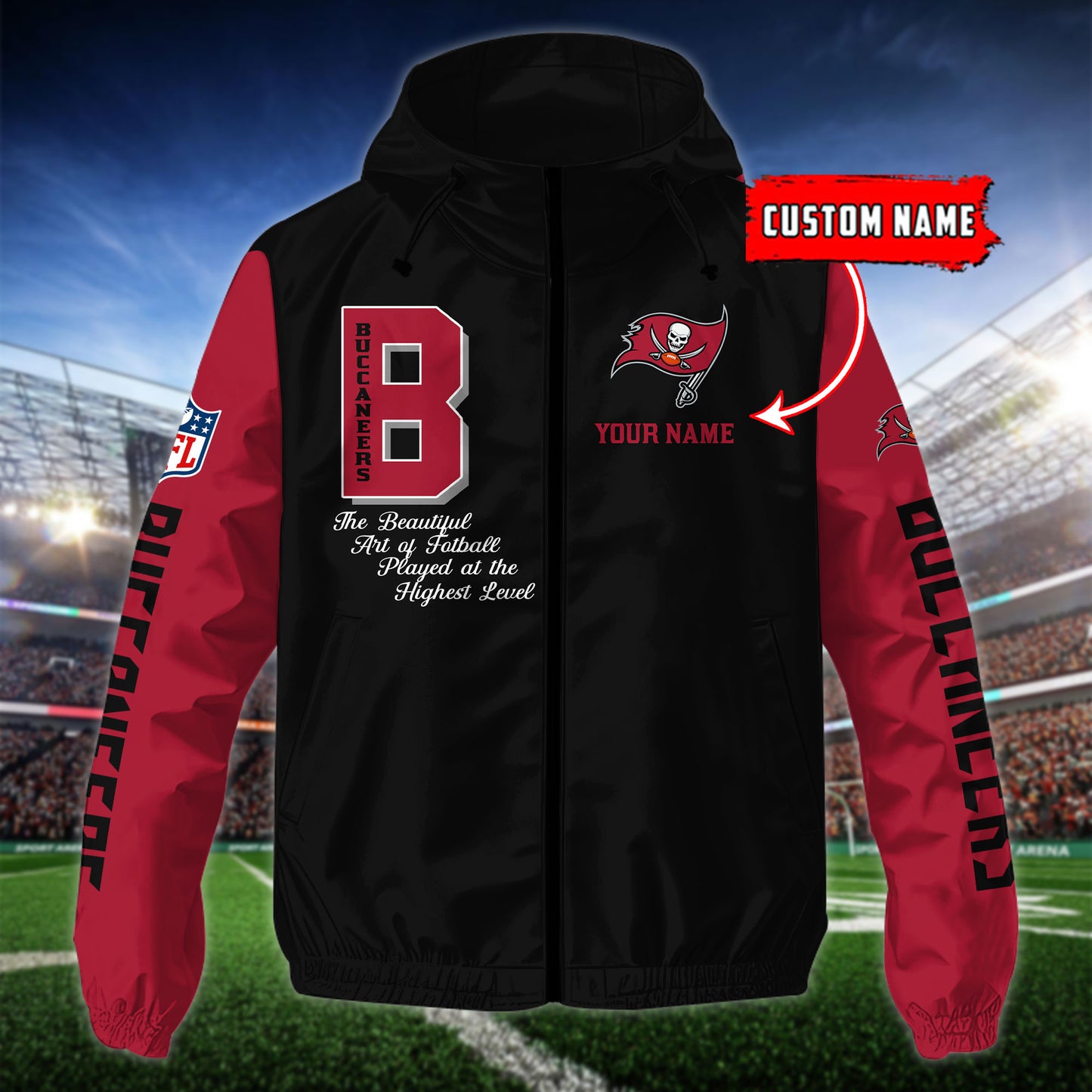 Tampa Bay Buccaneers Outdoor Jacket AZBTOJ000158