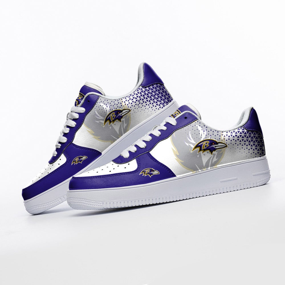 NFL Baltimore Ravens Air Force 1 Sneakers