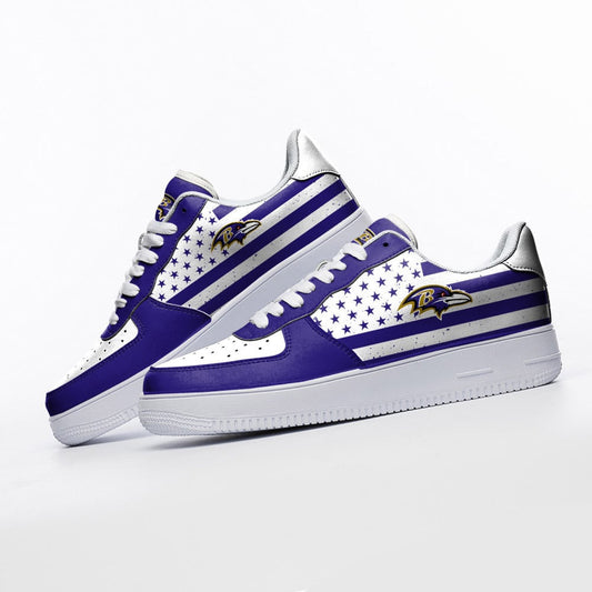 NFL Baltimore Ravens Air Force 1 Sneakers
