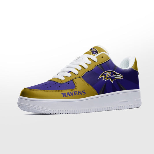 NFL Baltimore Ravens Custom Air Force 1 Sneakers