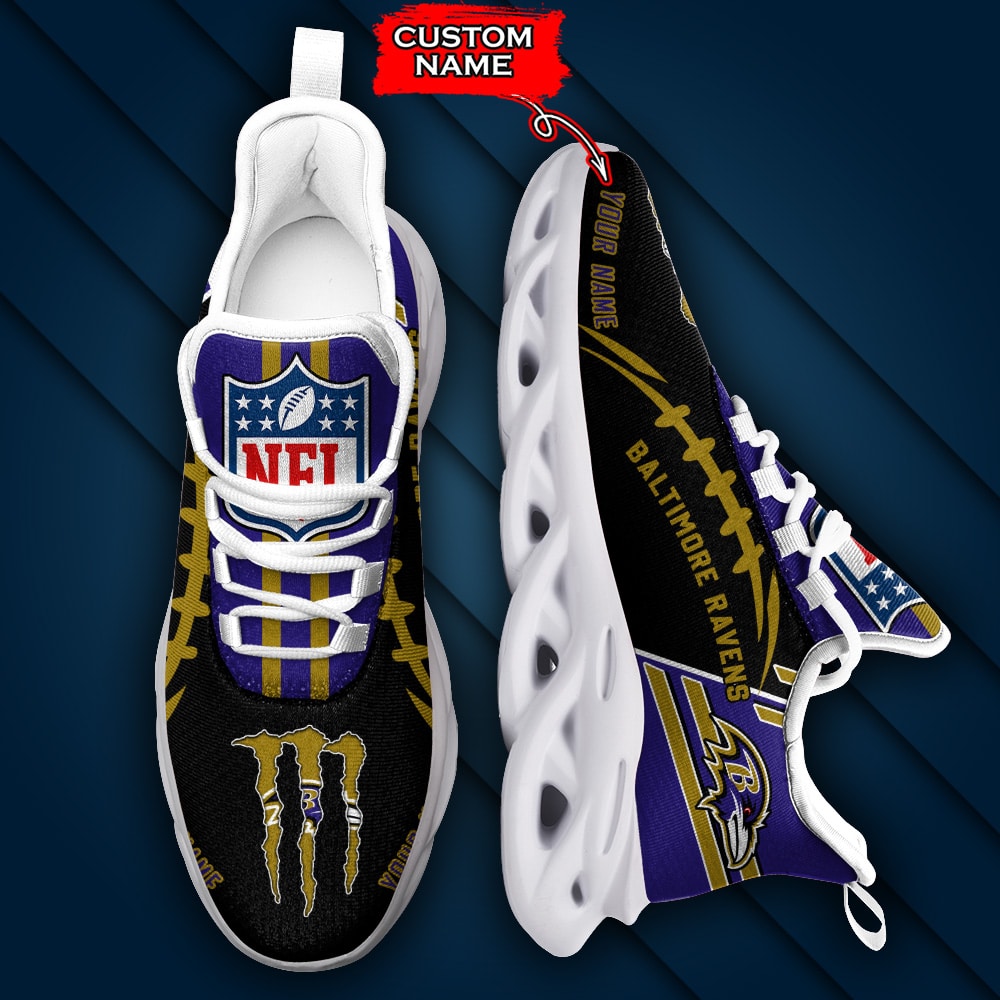 Baltimore Ravens Personalized Yezy Running Sneakers SPD721