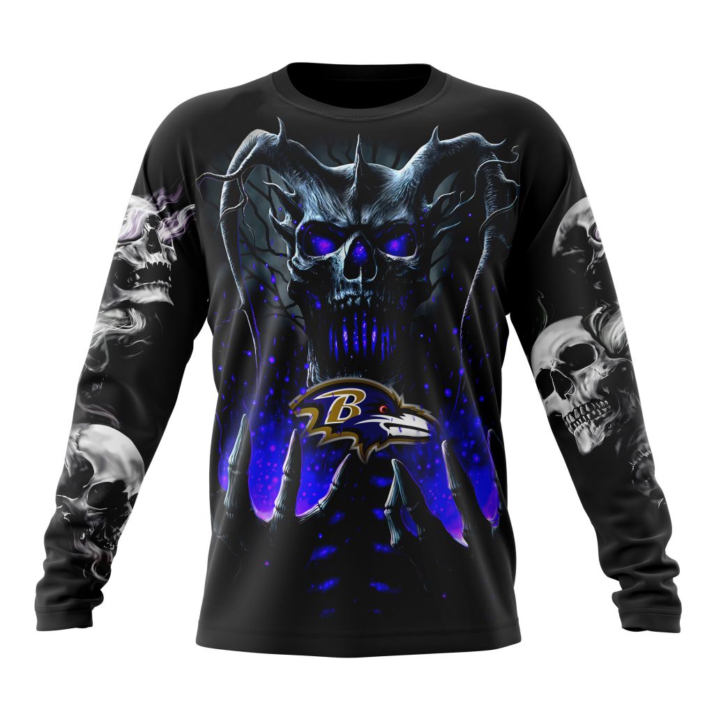 Baltimore Ravens All Over Printed T-shirt Sweatshirt Hoodie AZCHD762