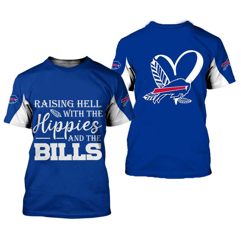 NFL Buffalo Bills Limited Edition All Over Print Hoodie Sweatshirt Zip Hoodie T shirt Unisex Size NEW018013