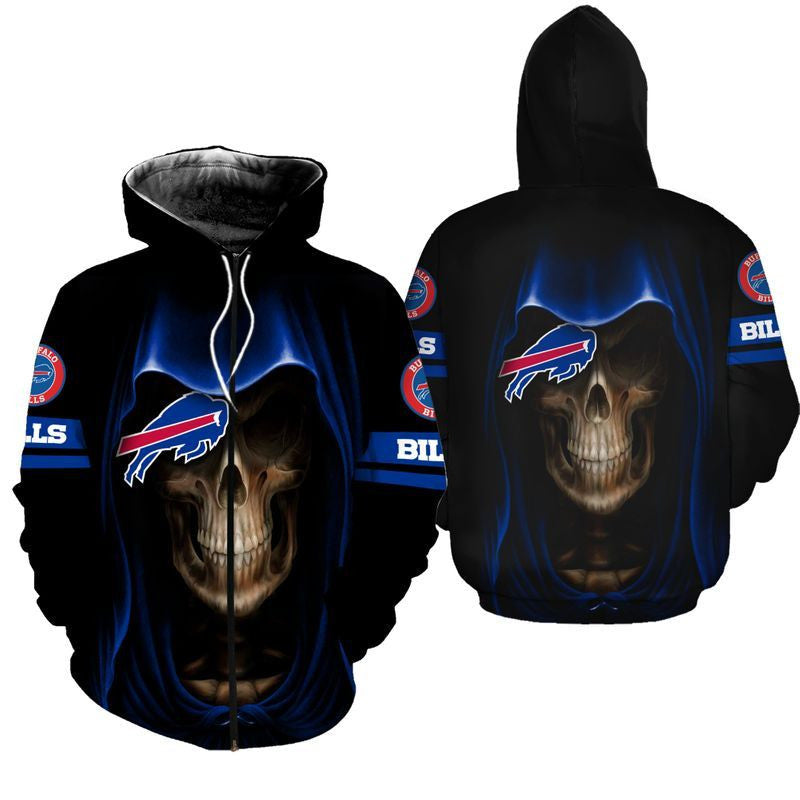 NFL Buffalo Bills Limited Edition All Over Print Sweatshirt Zip Hoodie T shirt Bomber Jacket Fleece Hoodie Size S-5XL