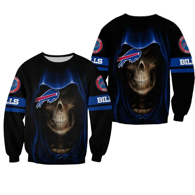 NFL Buffalo Bills Limited Edition All Over Print Sweatshirt Zip Hoodie T shirt Bomber Jacket Fleece Hoodie Size S-5XL