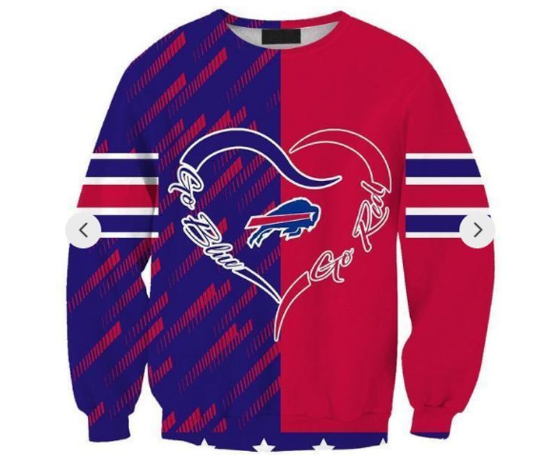 NFL Buffalo Bills Limited Edition All Over Print Sweatshirt Zip Hoodie T shirt Hoodie Size S-5XL