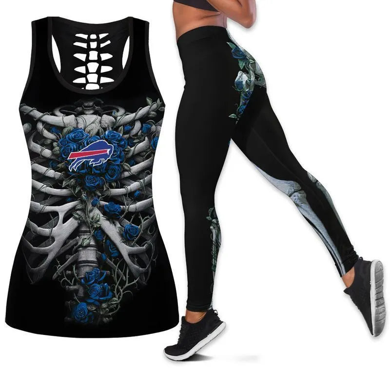 NFL Buffalo Bills Limited Edition Women’s All Over Print Combo Leggings Tank Top