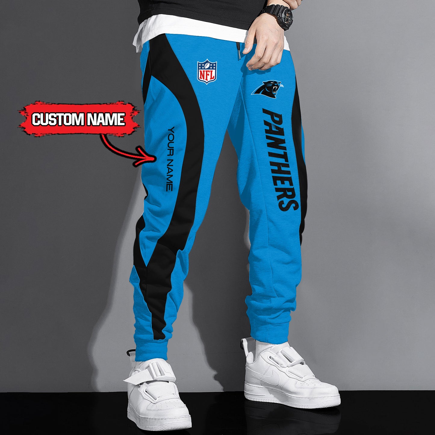 Carolina Panthers Drawstring Joggers AZBTJG000029
