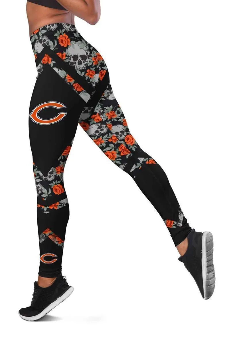 NFL Chicago Bears Limited Edition Women’s All Over Printed Tank Top Legging