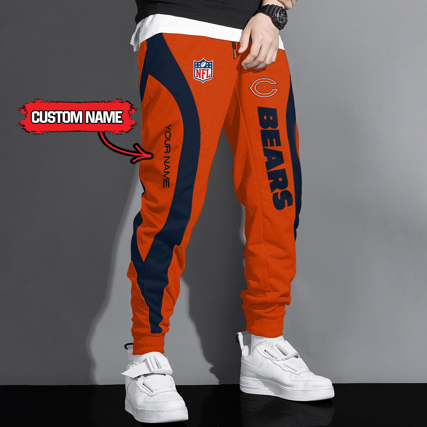 Chicago Bears Drawstring Joggers AZBTJG000030