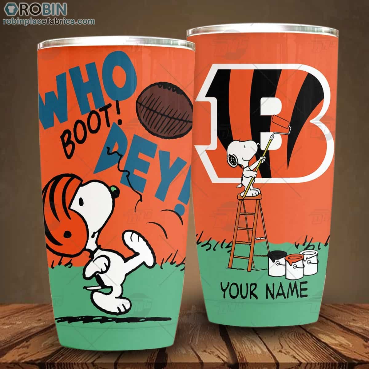 Cincinnati Bengals Personalized Tumbler BG585