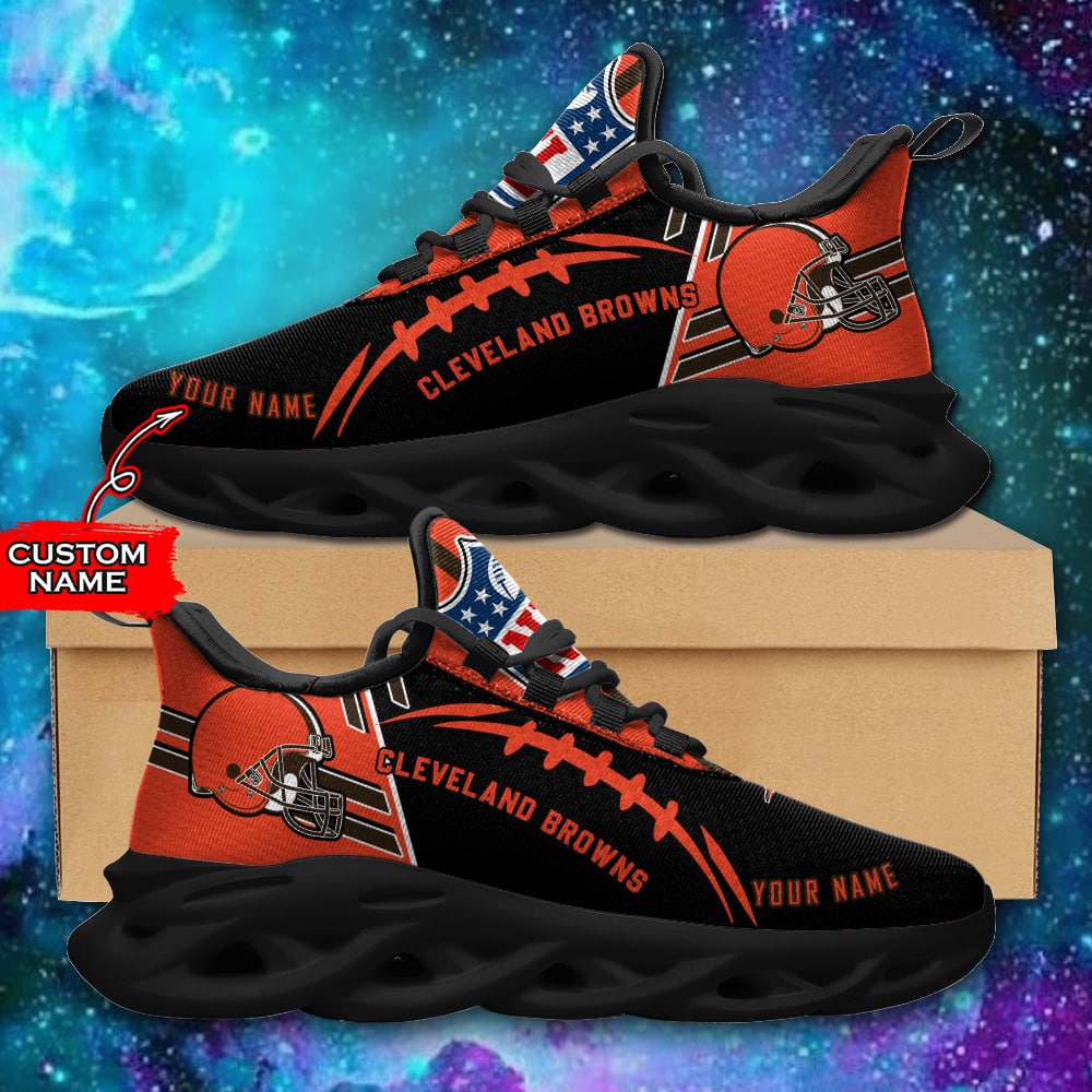 Cleveland Browns Personalized Yezy Running Sneakers SPD726