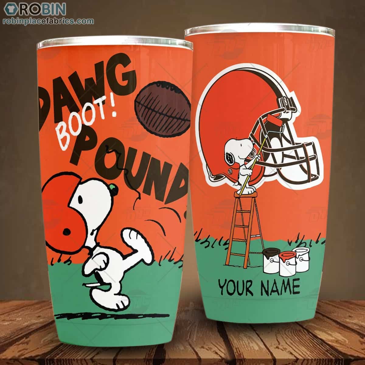 Cleveland Browns Personalized Tumbler BG586