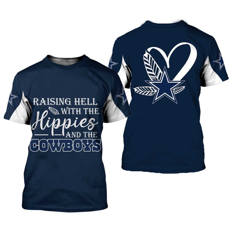 NFL Dallas Cowboys  Limited Edition All Over Print Hoodie Sweatshirt Zip Hoodie T shirt  Unisex