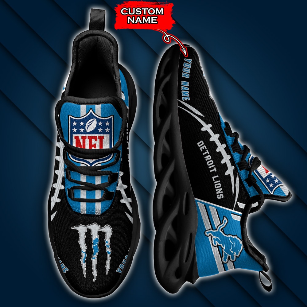 Detroit Lions Personalized Yezy Running Sneakers SPD729