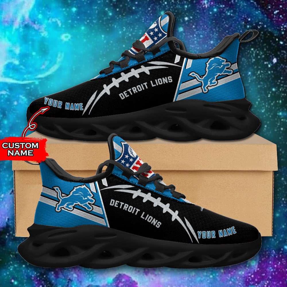 Detroit Lions Personalized Yezy Running Sneakers SPD729