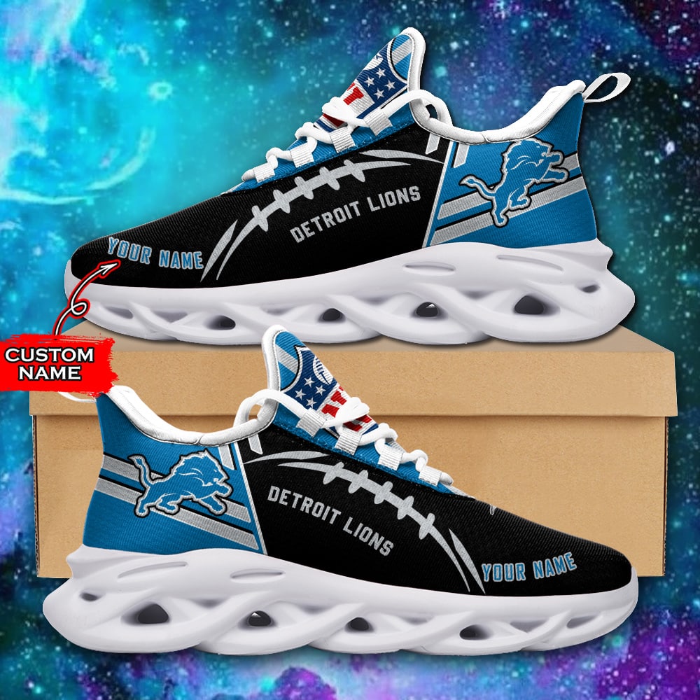 Detroit Lions Personalized Yezy Running Sneakers SPD729