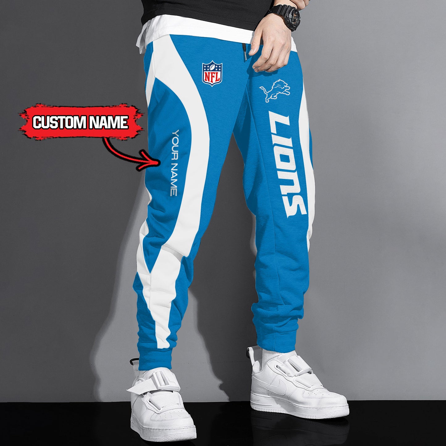 Detroit Lions Drawstring Joggers AZBTJG000003