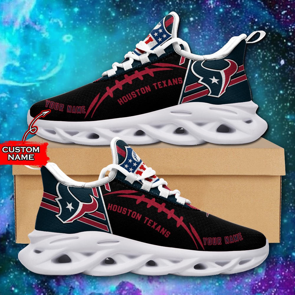 Houston Texans Personalized Yezy Running Sneakers SPD731