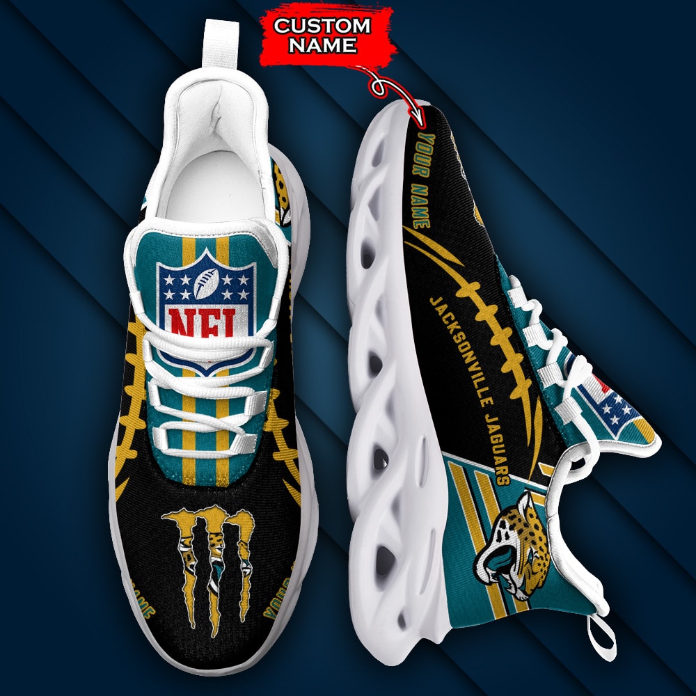 Jacksonville Jaguars Personalized Yezy Running Sneakers SPD733