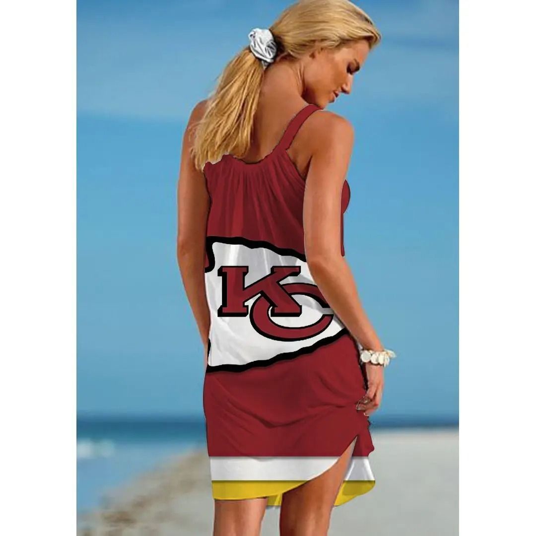 NFL Kansas City Chiefs Beach Dress 86