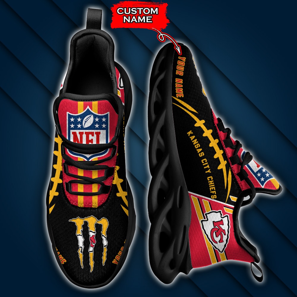 Kansas City Chiefs Personalized Yezy Running Sneakers SPD734