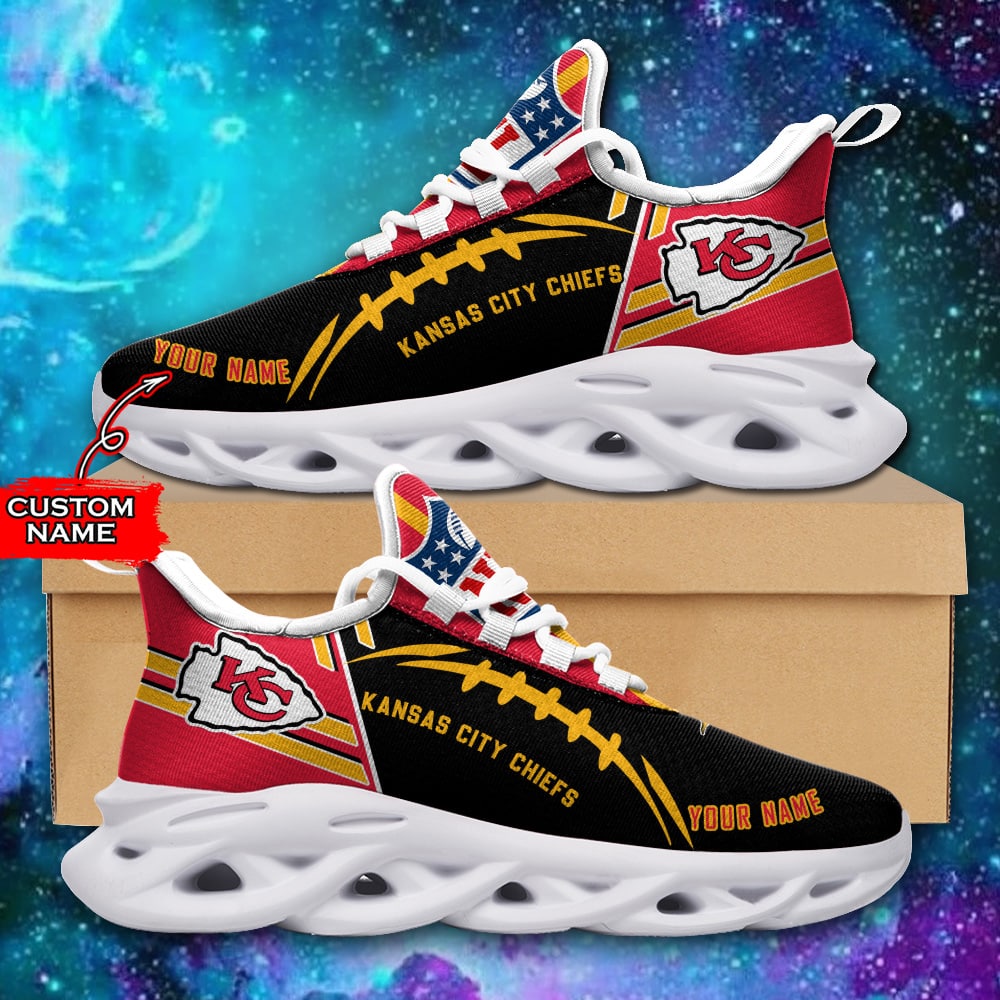 Kansas City Chiefs Personalized Yezy Running Sneakers SPD734