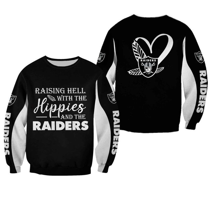 NFL Las Vegas Raiders Limited Edition All Over Print Hoodie Sweatshirt Zip Hoodie T shirt  Unisex