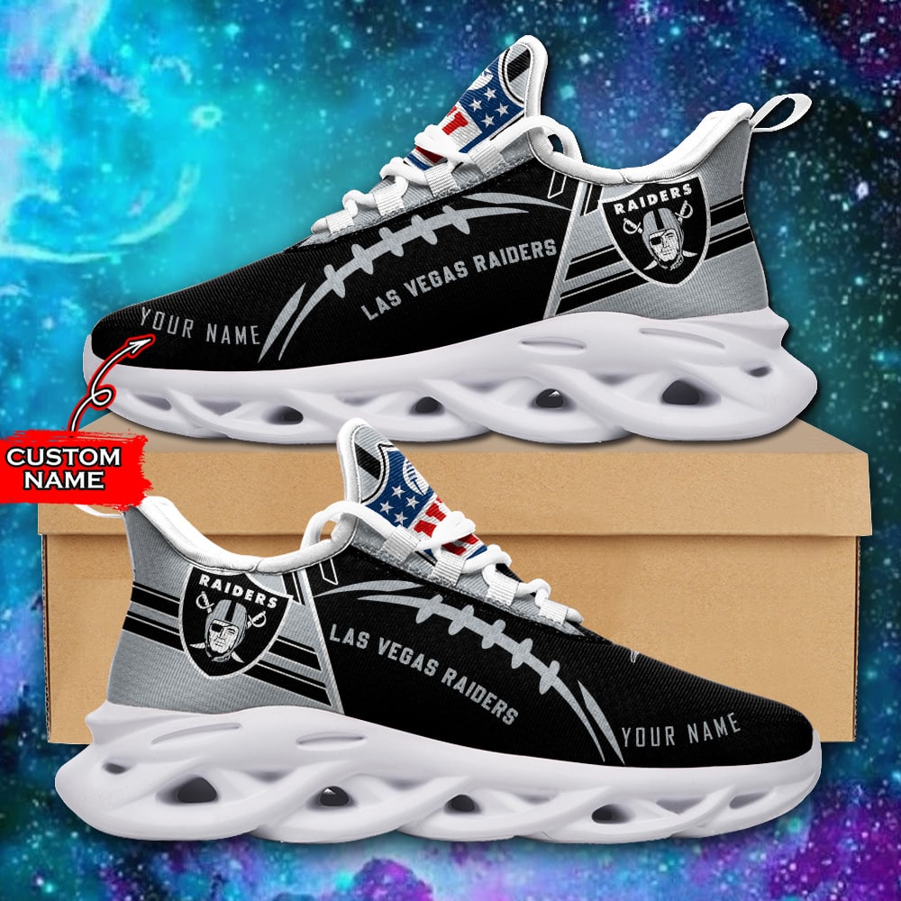 Las Vegas Raiders Personalized Yezy Running Sneakers SPD735