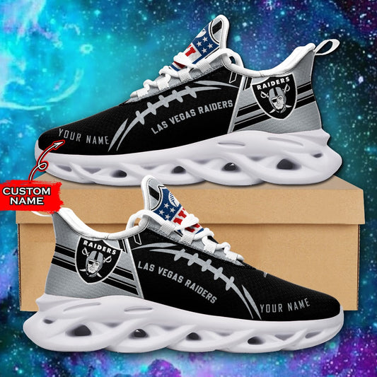 Las Vegas Raiders Personalized Yezy Running Sneakers SPD735