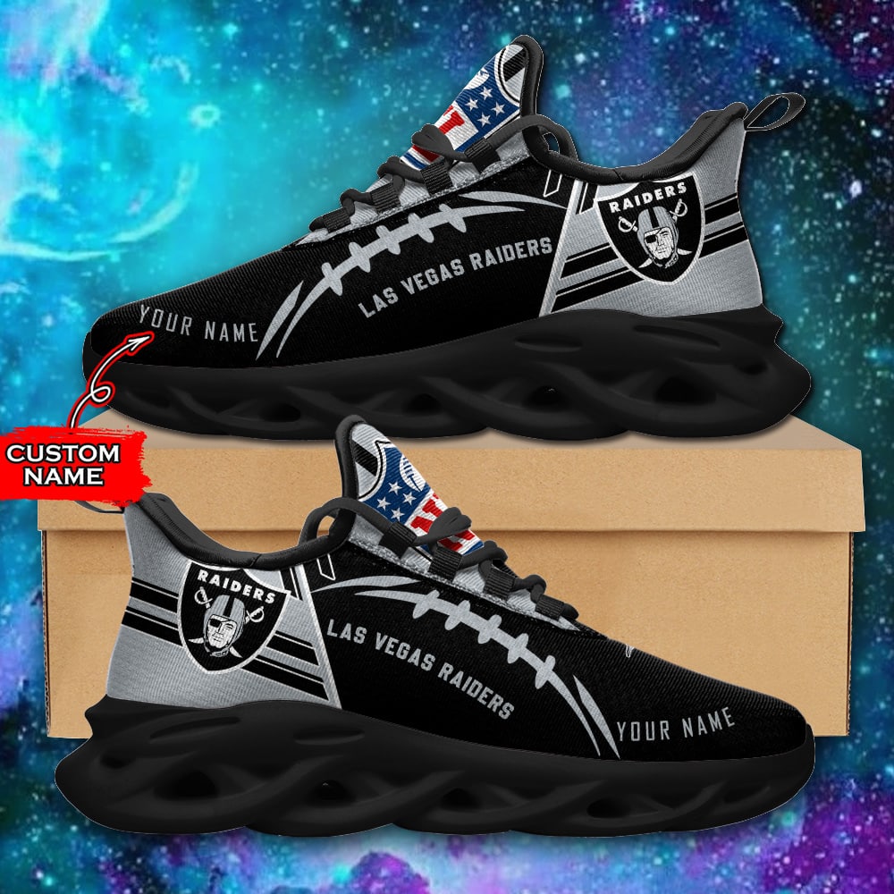 Las Vegas Raiders Personalized Yezy Running Sneakers SPD735
