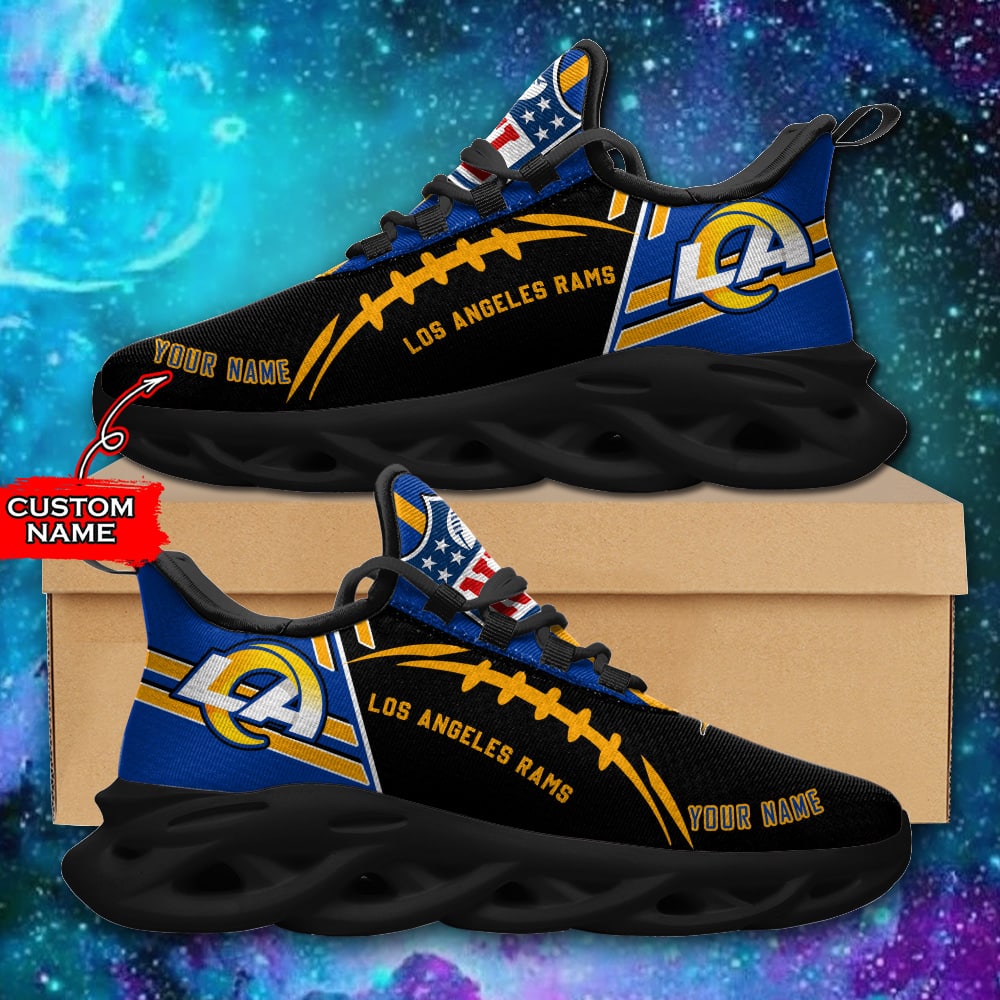 Los Angeles Rams Personalized Yezy Running Sneakers SPD737