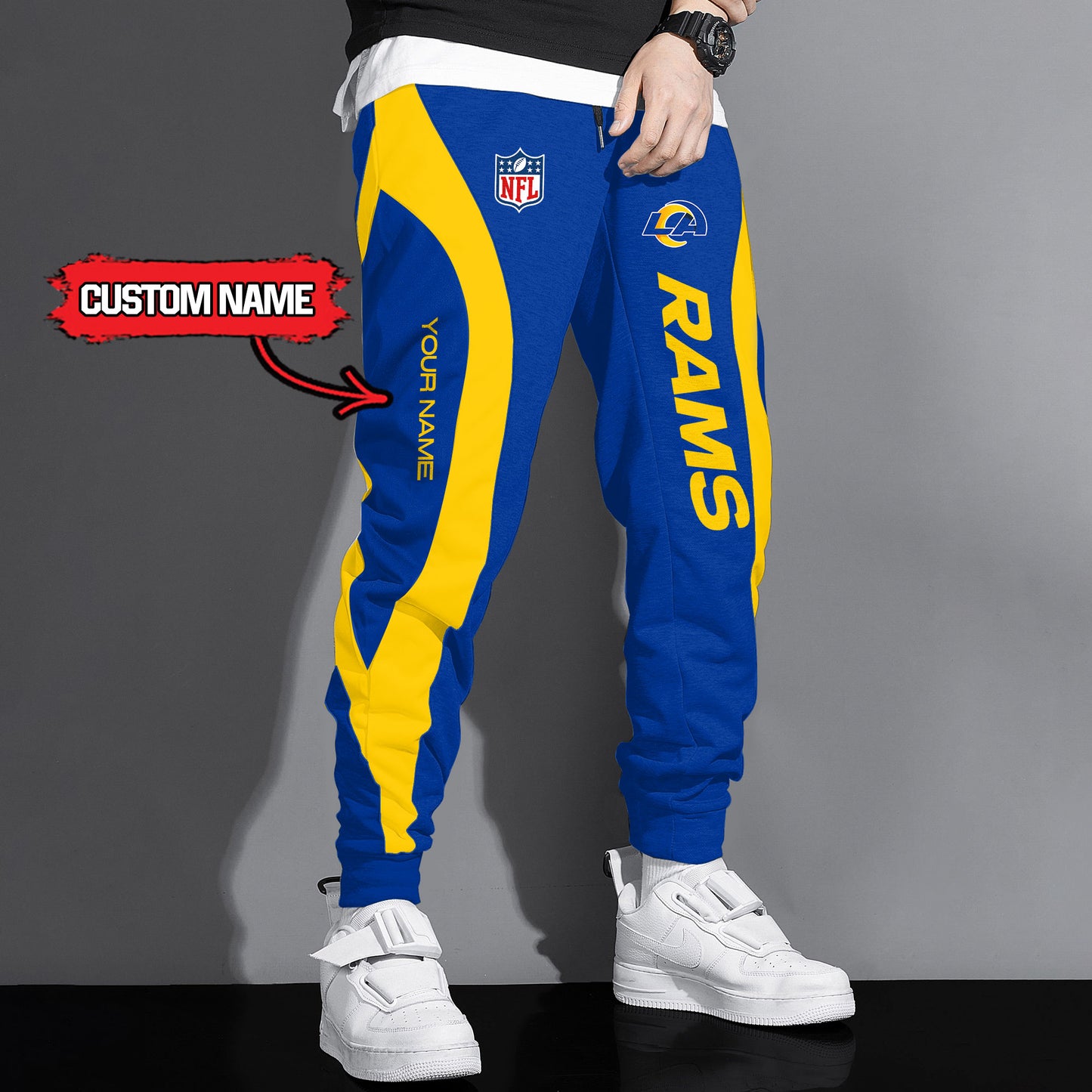 Los Angeles Rams Drawstring Joggers AZBTJG000018