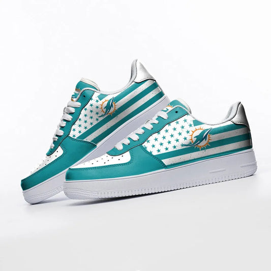 NFL Miami Dolphins Air Force 1 Sneakers