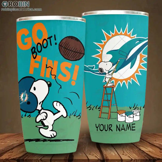 Miami Dolphins Personalized Tumbler BG598