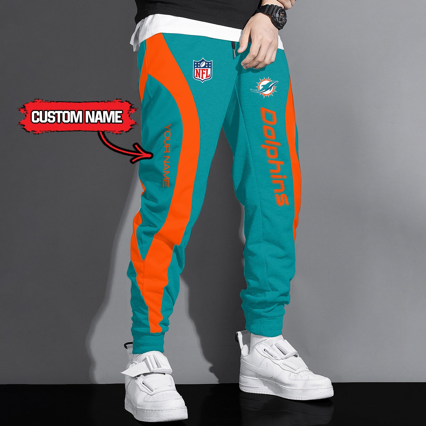 Miami Dolphins Drawstring Joggers AZBTJG000009