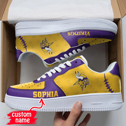 NFL Minnesota Vikings Air Force 1 Sneakers