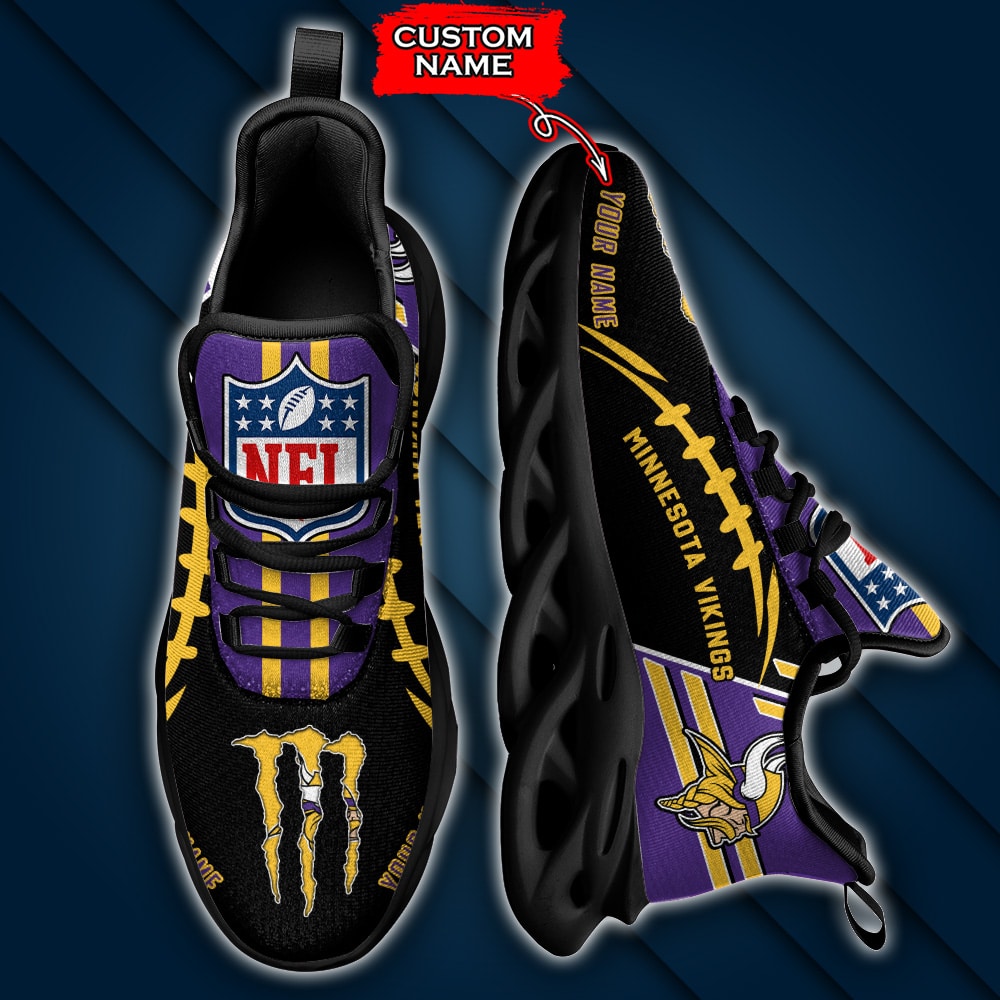 Minnesota Vikings Personalized Yezy Running Sneakers SPD739
