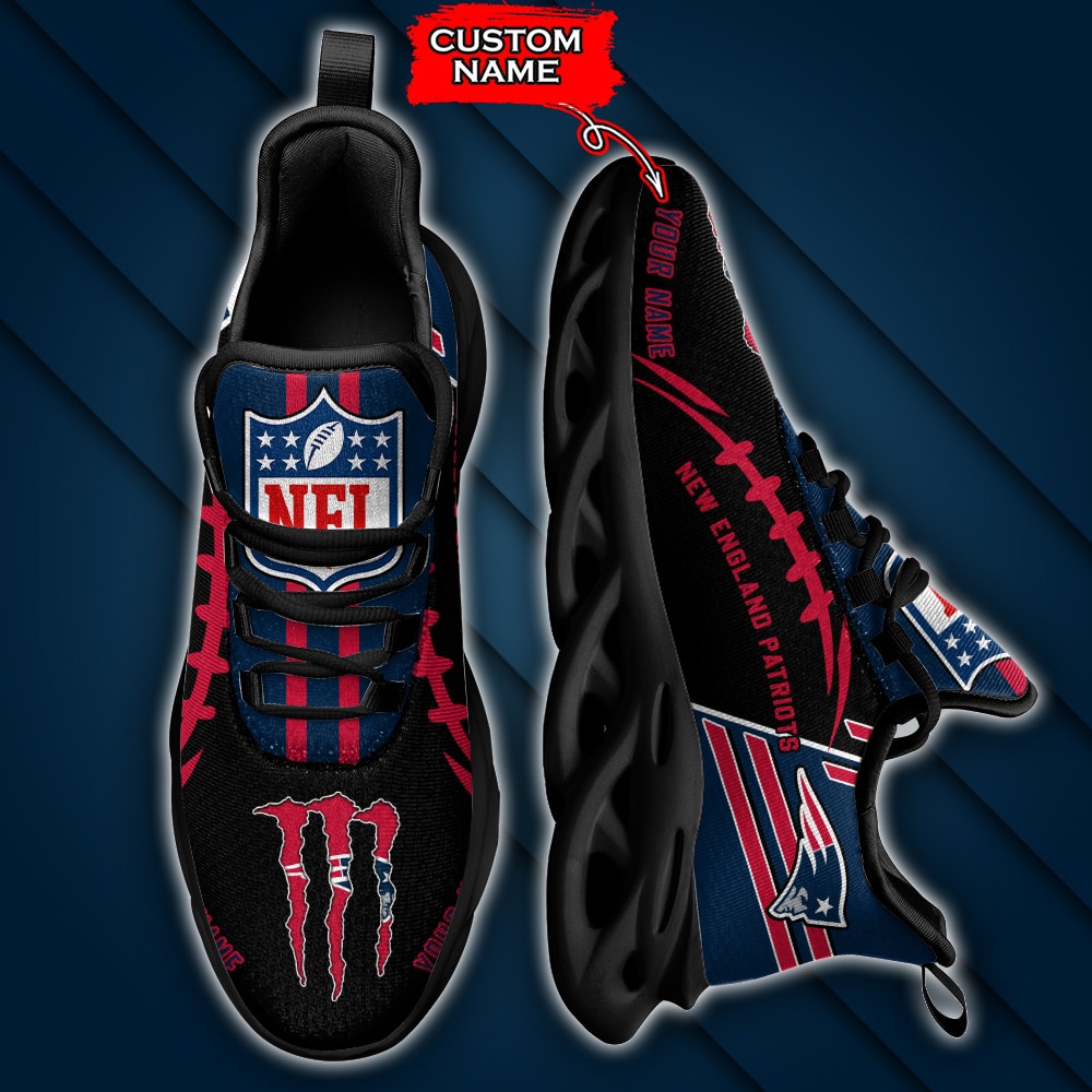 New England Patriots Personalized Yezy Running Sneakers SPD740