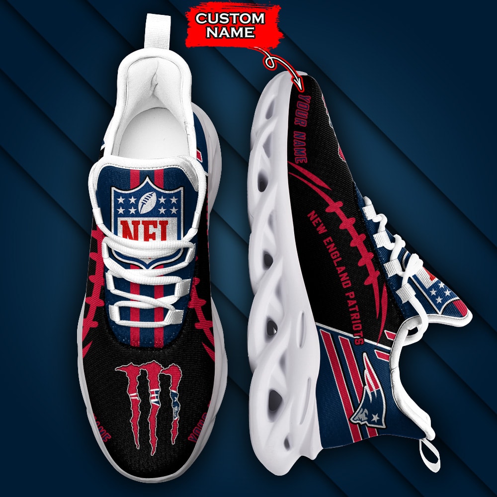 New England Patriots Personalized Yezy Running Sneakers SPD740