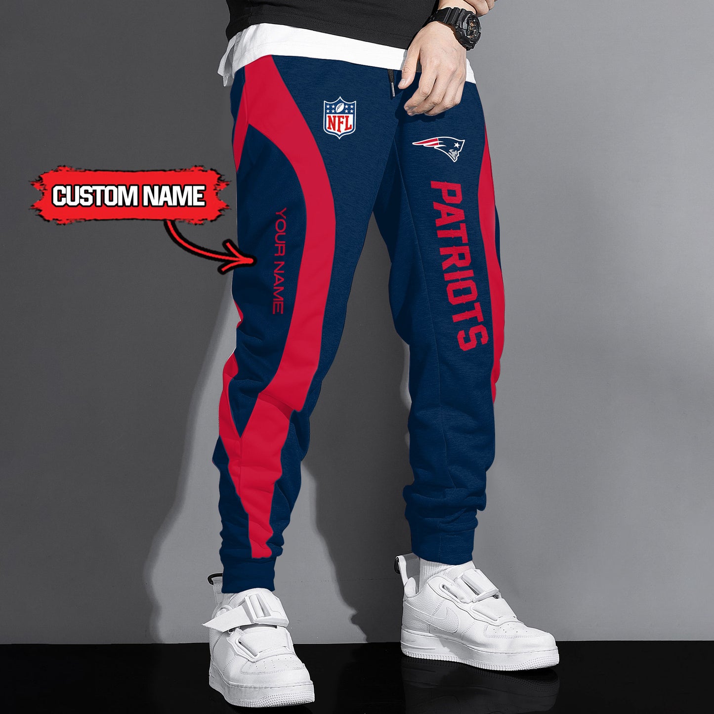 New England Patriots Drawstring Joggers AZBTJG000011