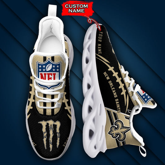New Orleans Saints Personalized Yezy Running Sneakers SPD741